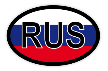 Länderkennzeichen Russland